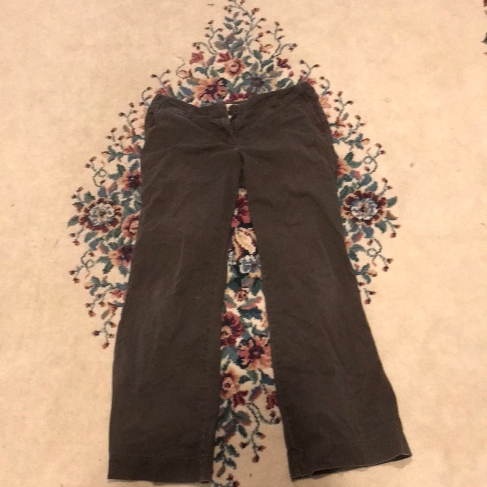 Brown Lowrise Pants
